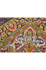 Authentic Hand Knotted Vintage Pashmin Koum Wool Area Rug 5.2 x 3.8 Ft (1773 Ger-4)