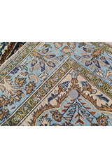 Authentic Hand Knotted Vintage Pashmin Koum Wool Area Rug 5.2 x 3.4 Ft (1774 Ger-4)