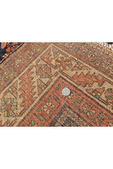 Authentic Hand Knotted Antique Hamidoun Wool Area Rug 6.4 x 3.4 Ft (1775 Ger-4)