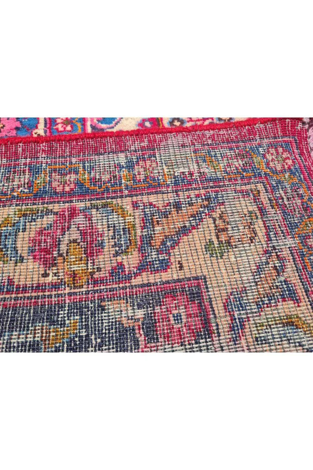 Amazing Hand Knotted Vintage Mashoud Wool Area Rug 12.10 x 9.10 Ft