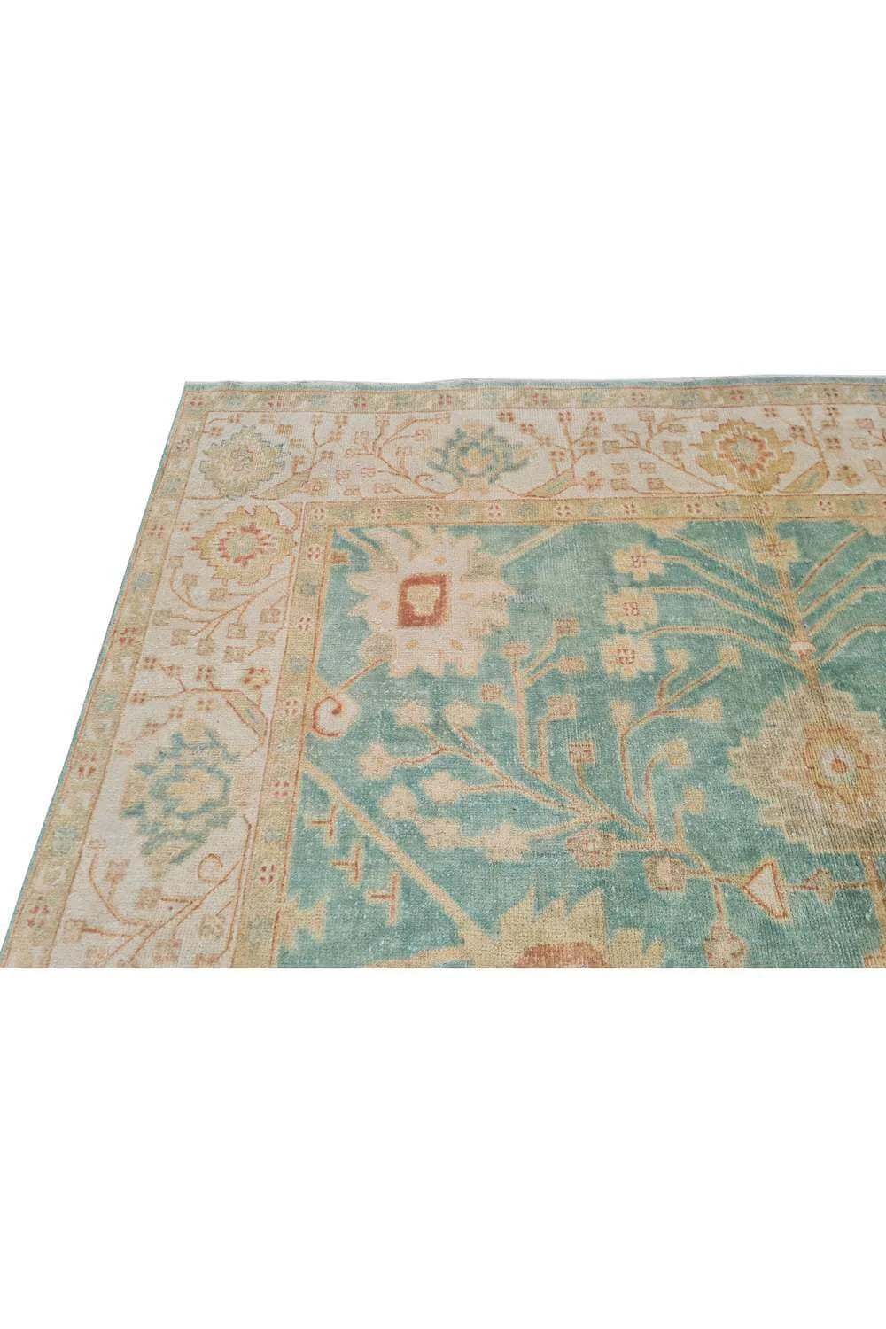 Amazing Hand Knotted Vintage Afghan Chobi Wool Area Rug 9.6 x 8.1 Ft