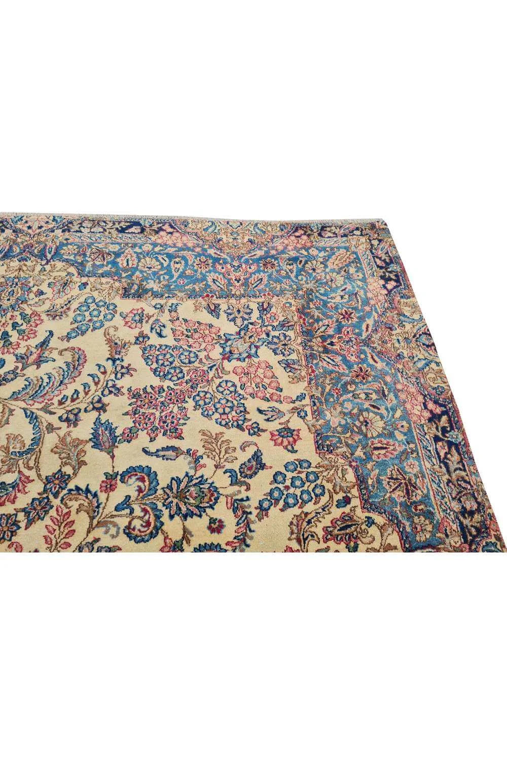 Amazing Hand Knotted Antique Qirmoun Wool Area Rug 11.5 x 7.4 Ft