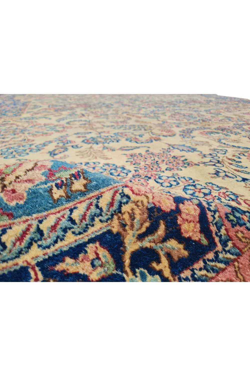 Amazing Hand Knotted Antique Qirmoun Wool Area Rug 11.5 x 7.4 Ft