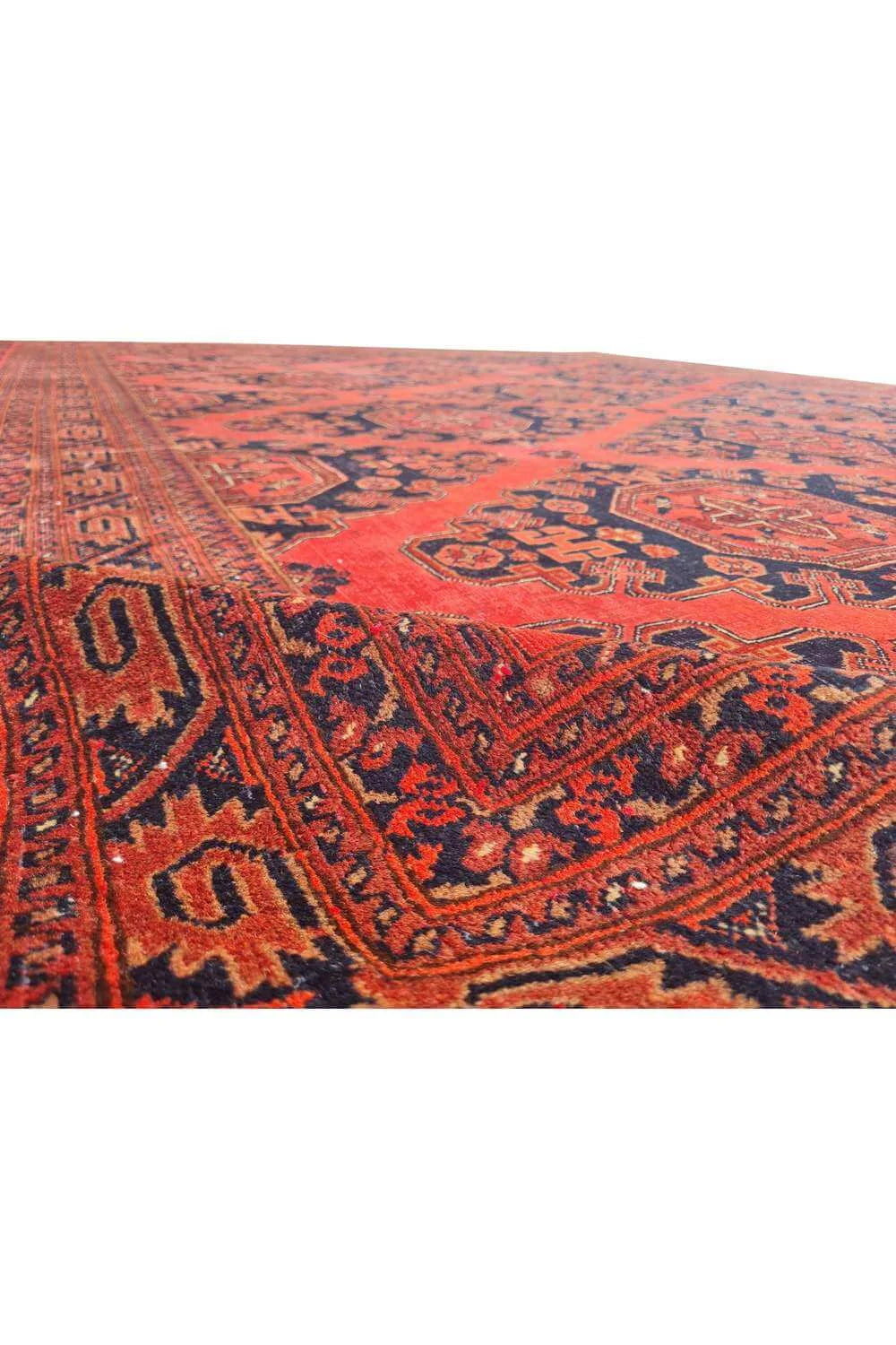 Amazing Hand Knotted Vintage Khal Muhammadi Wool Area Rug 11.11 x 10.0 Ft