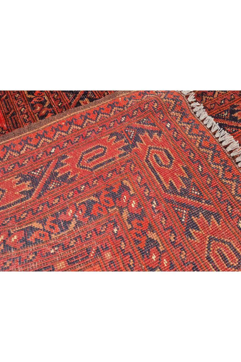 Amazing Hand Knotted Vintage Khal Muhammadi Wool Area Rug 11.11 x 10.0 Ft