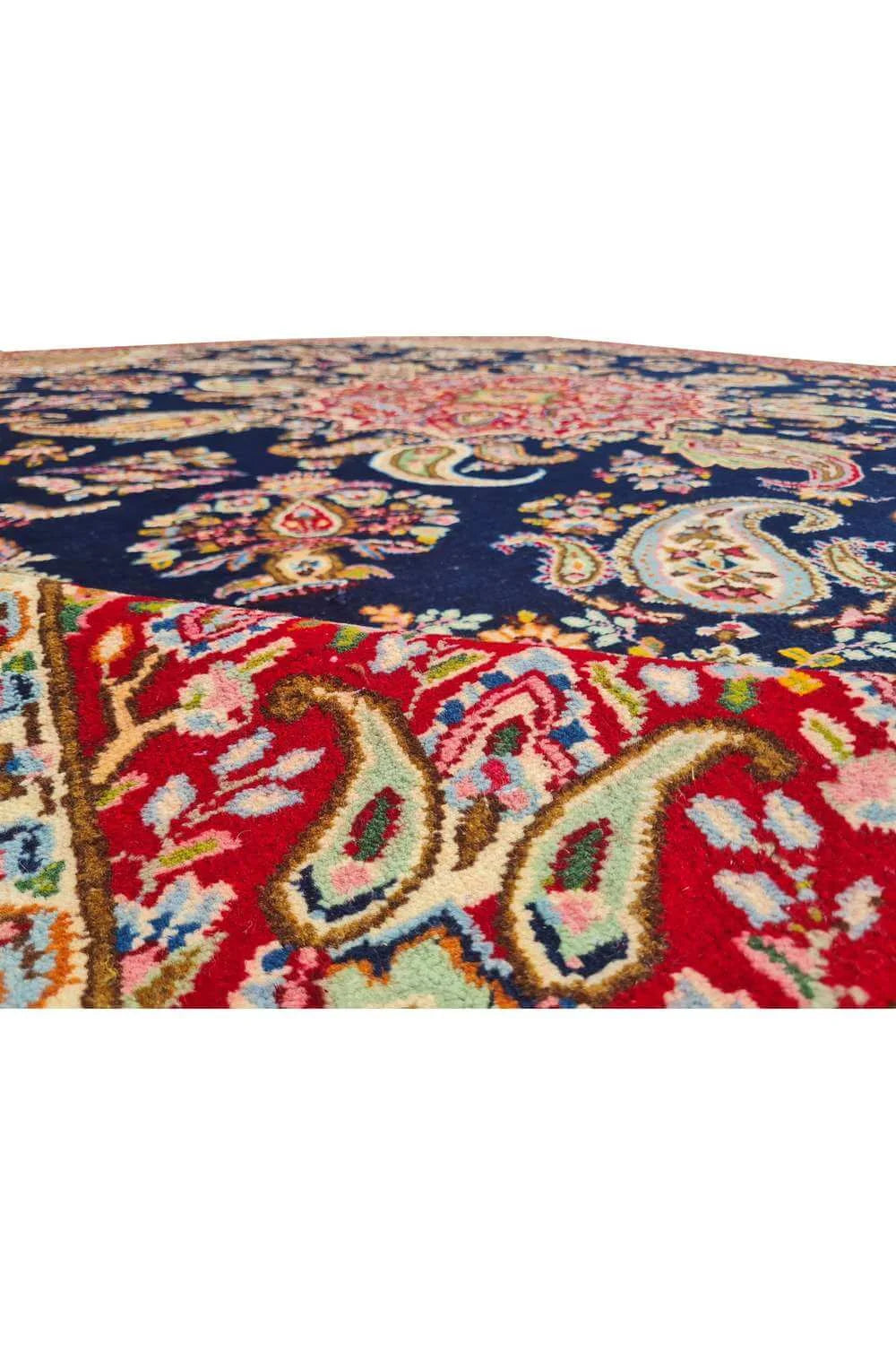Amazing Hand Knotted Vintage Qirmoun Wool Area Rug 11.2 x 8.0 Ft