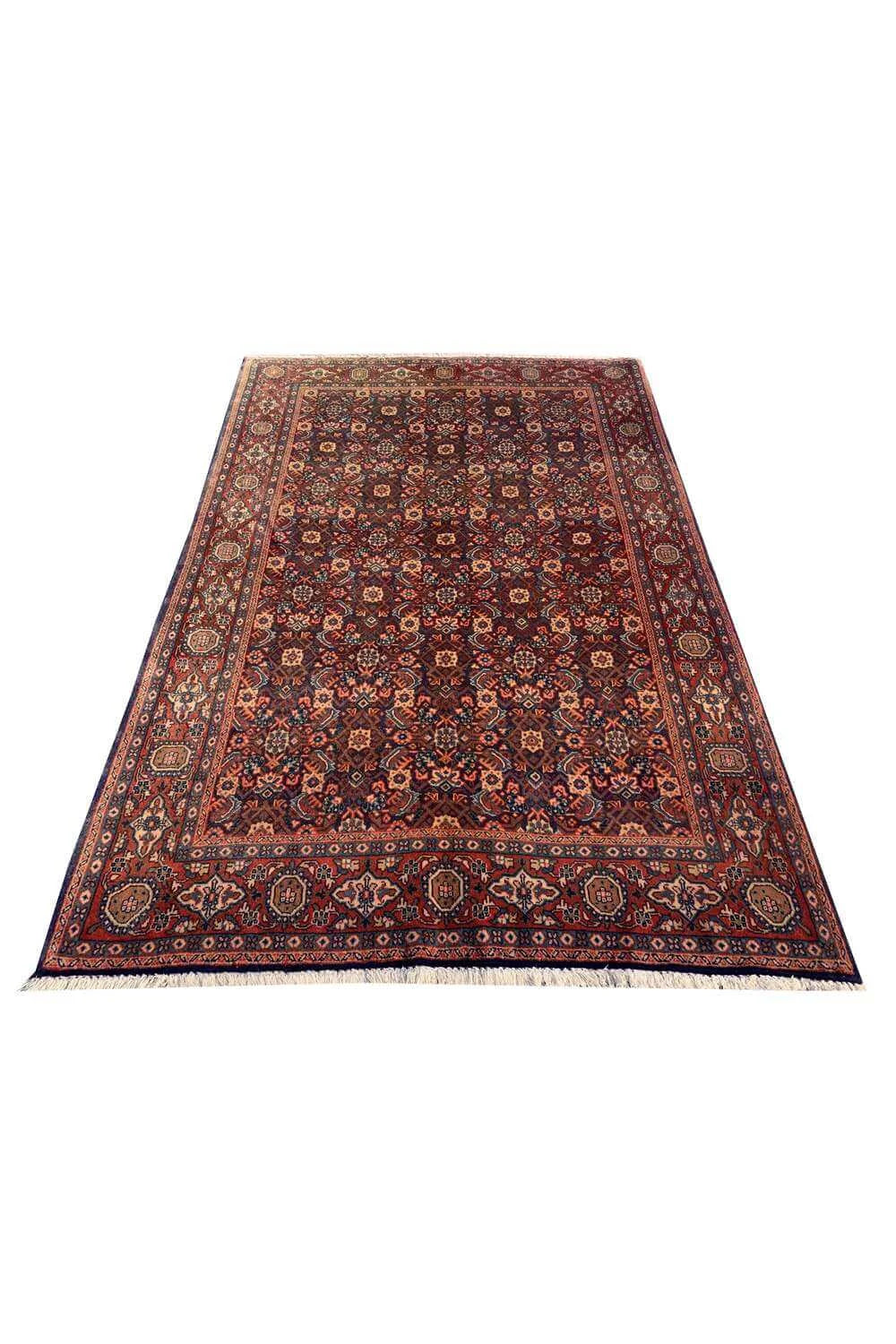 Amazing Hand Knotted Vintage Bijour Wool Area Rug 4.9 x 3.3 Ft