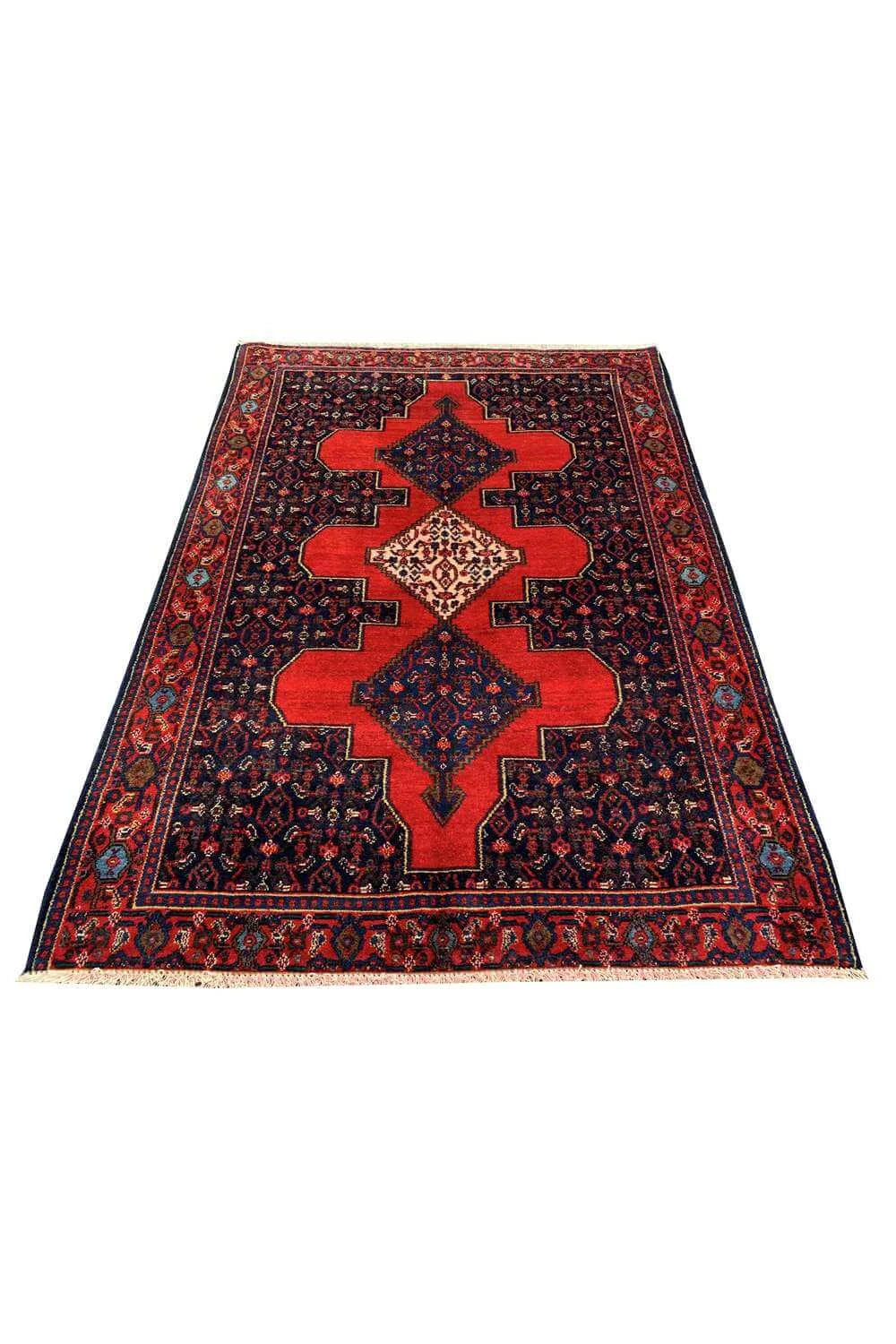 Amazing Hand Knotted Baghtiyaar Wool Area Rug 5.2 x 3.8 Ft