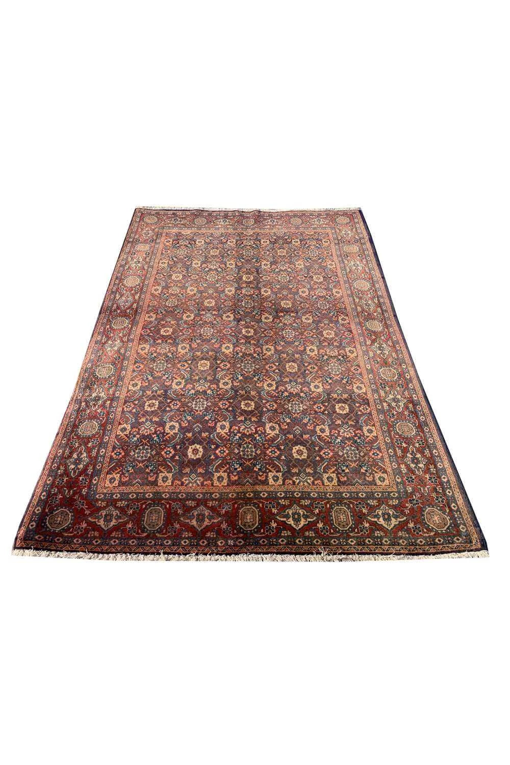 Amazing Hand Knotted Vintage Bijour Wool Area Rug 4.9 x 3.3 Ft