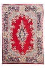 Authentic Hand Knotted Vintage Qirmoun Wool Area Rug 12.5 x 9.10 Ft (1504 Ger-4)