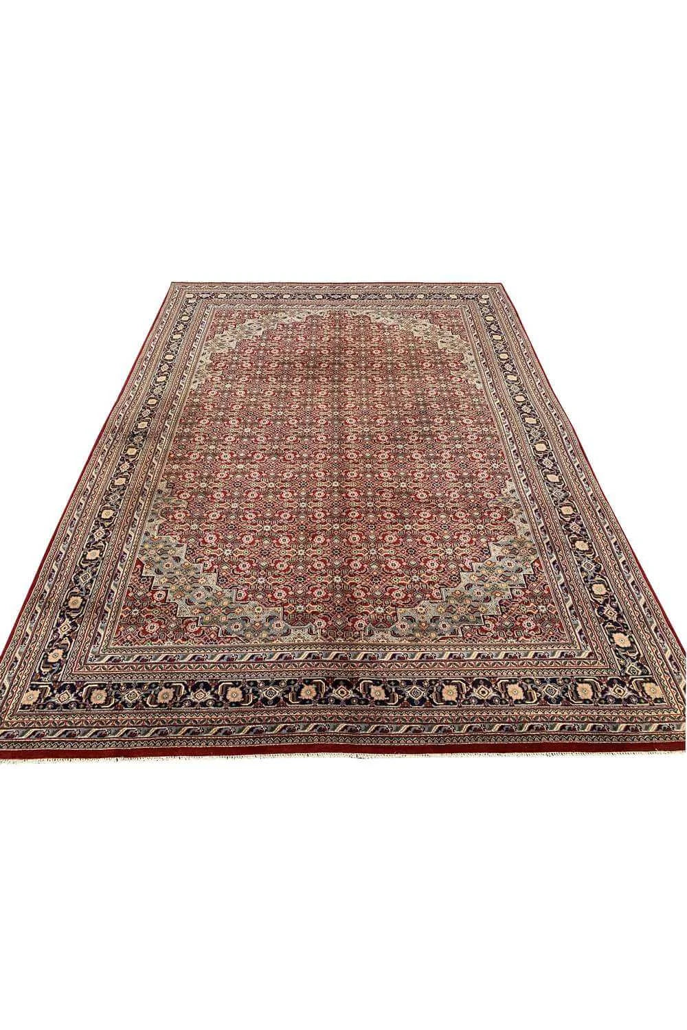 Amazing Hand Knotted Vintage bijour Wool Area Rug 11.5 x 8.5 Ft