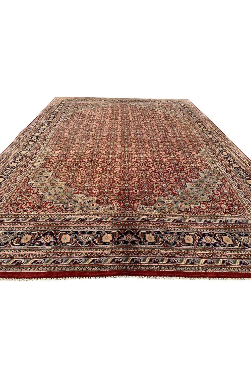 Amazing Hand Knotted Vintage bijour Wool Area Rug 11.5 x 8.5 Ft