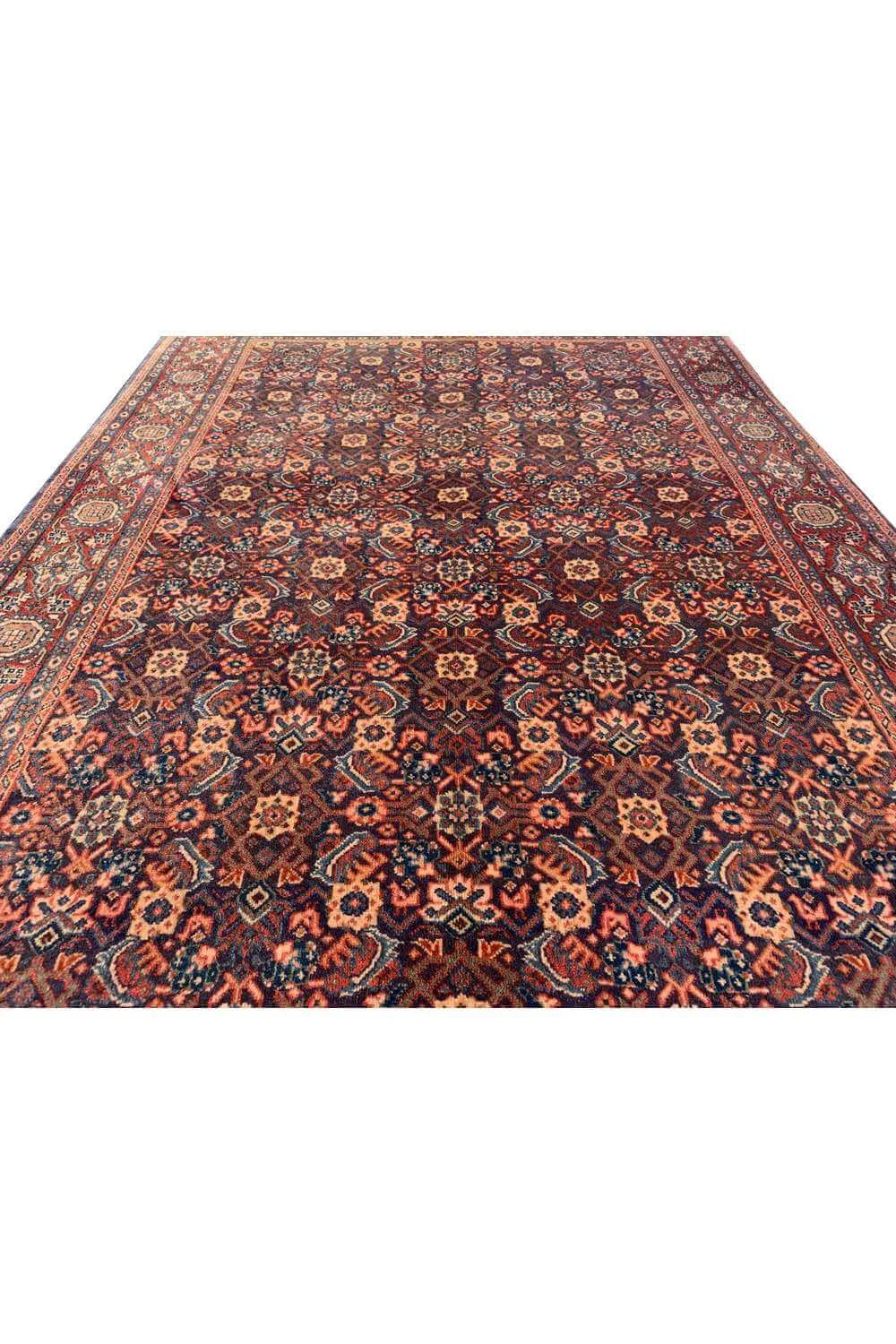 Amazing Hand Knotted Vintage Bijour Wool Area Rug 4.9 x 3.3 Ft