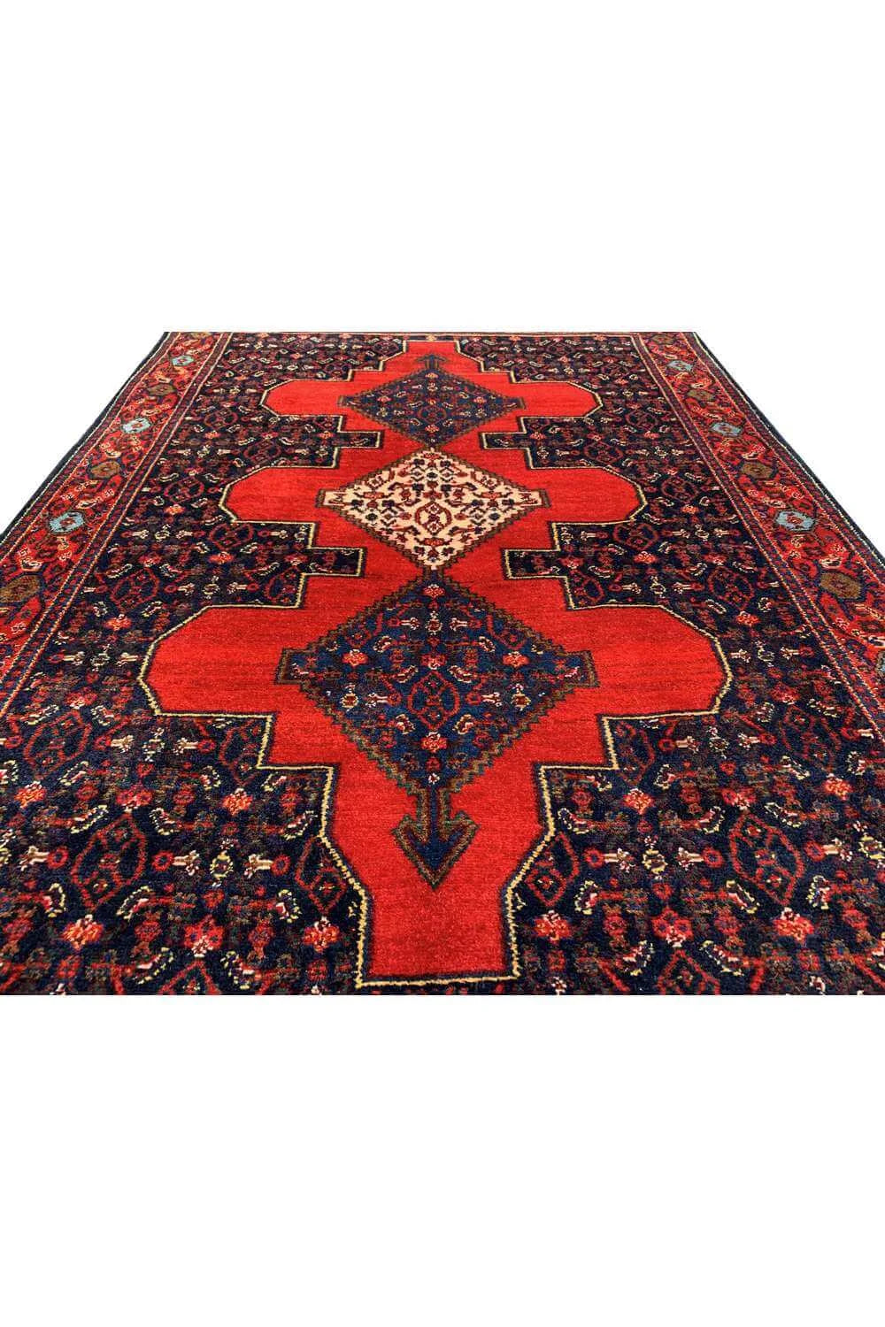 Amazing Hand Knotted Baghtiyaar Wool Area Rug 5.2 x 3.8 Ft