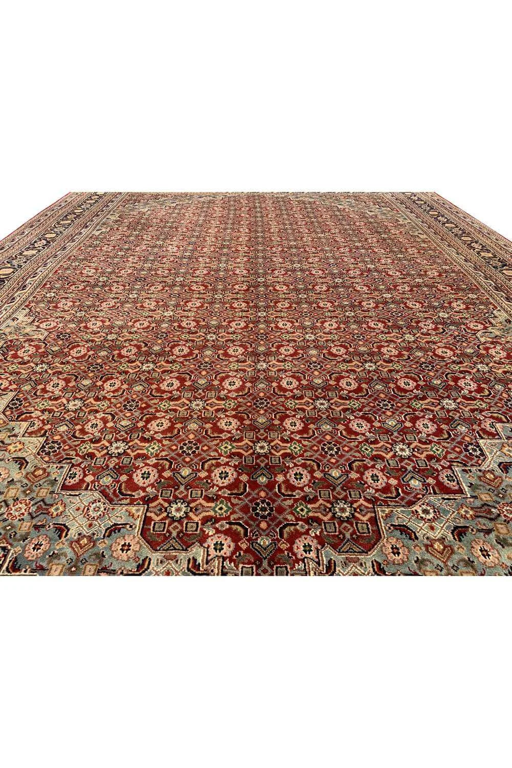 Amazing Hand Knotted Vintage bijour Wool Area Rug 11.5 x 8.5 Ft