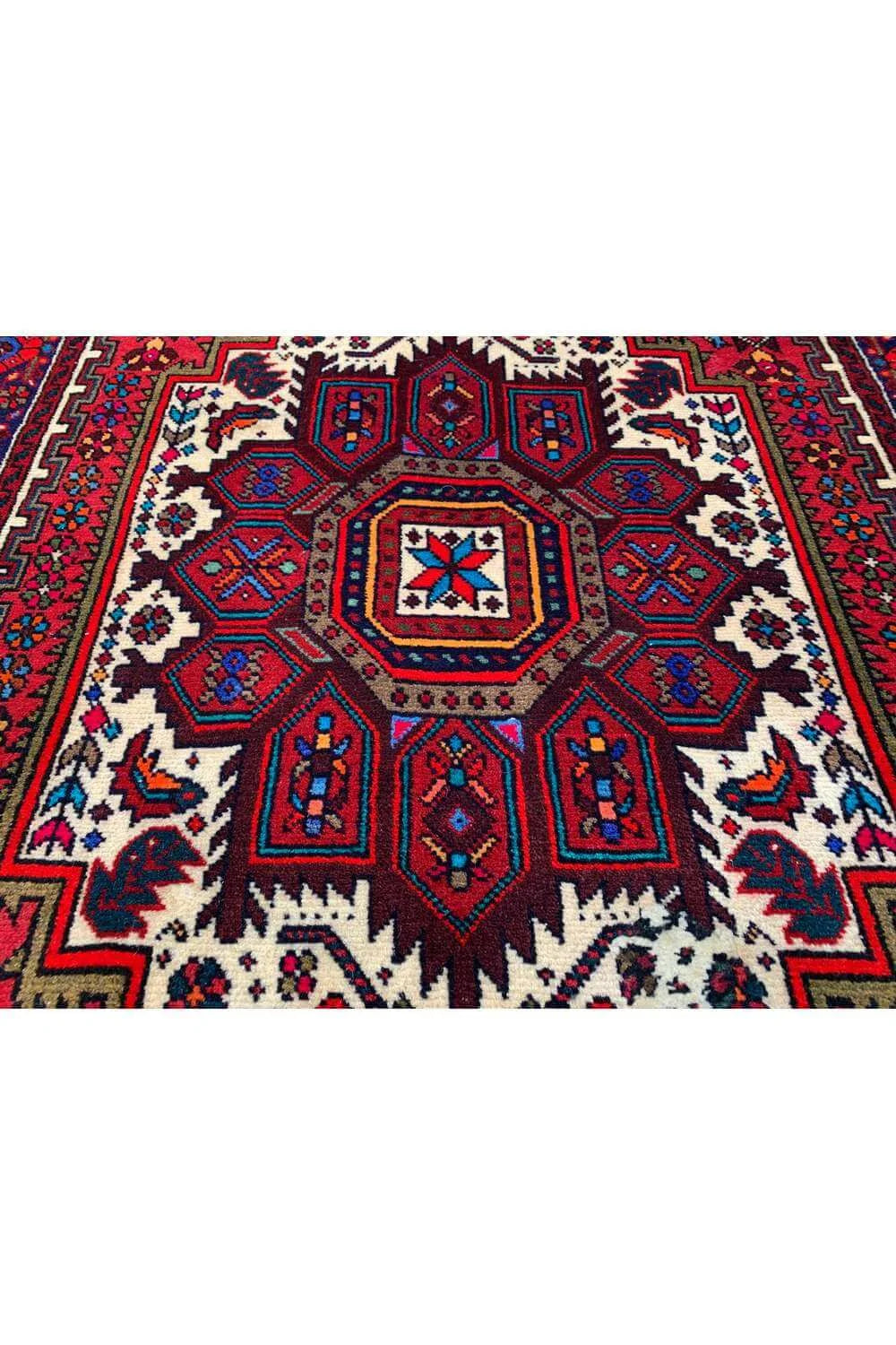 Amazing Hand Knotted Bijour Wool Area Rug 4.0 x 2.5 Ft