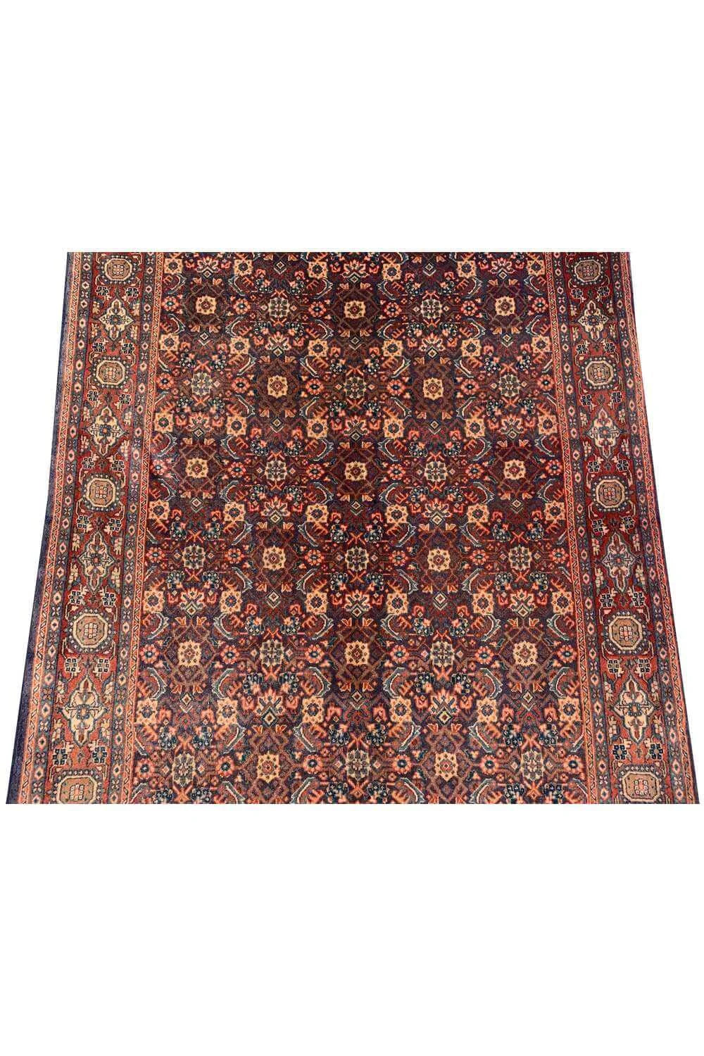 Amazing Hand Knotted Vintage Bijour Wool Area Rug 4.9 x 3.3 Ft