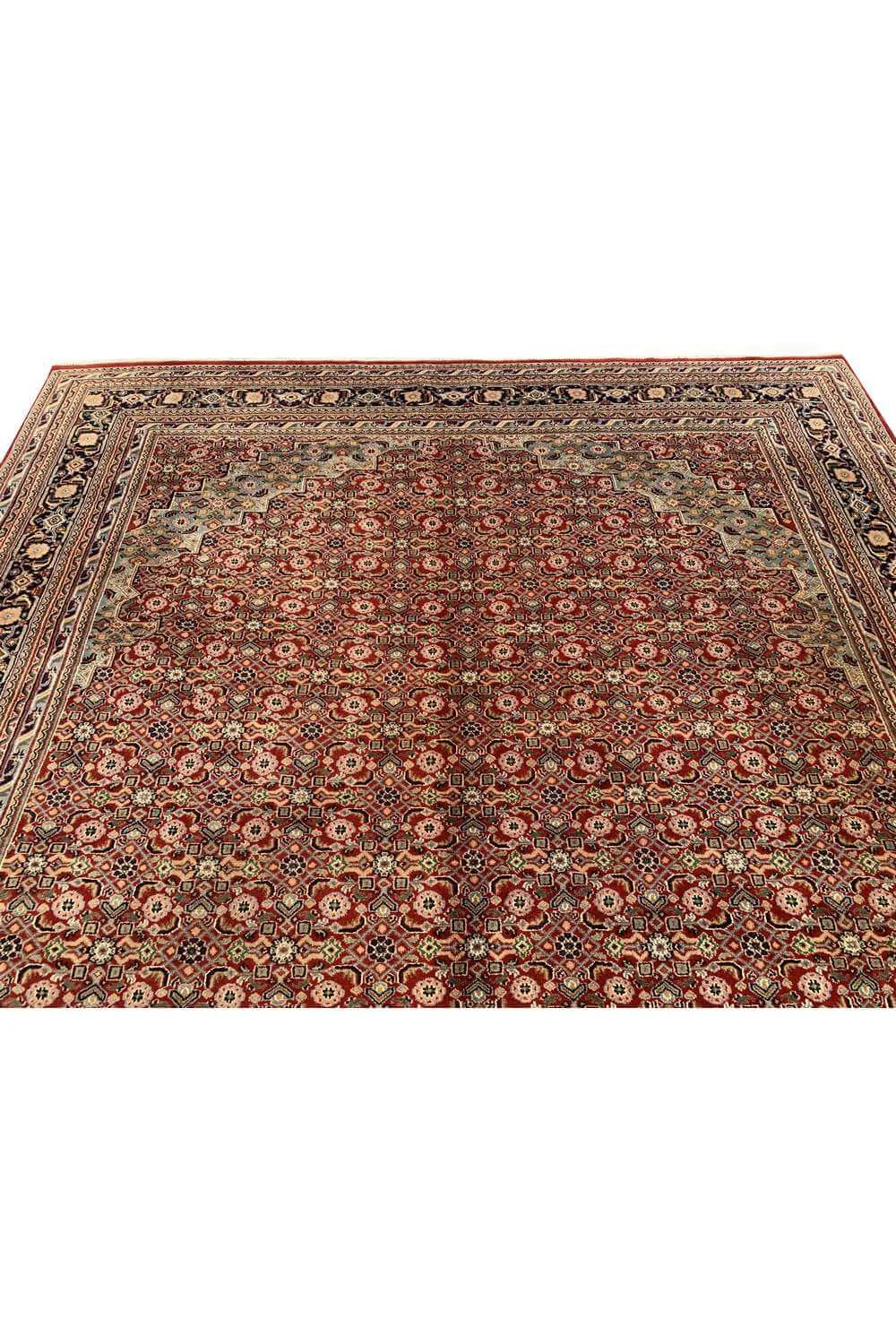 Amazing Hand Knotted Vintage bijour Wool Area Rug 11.5 x 8.5 Ft