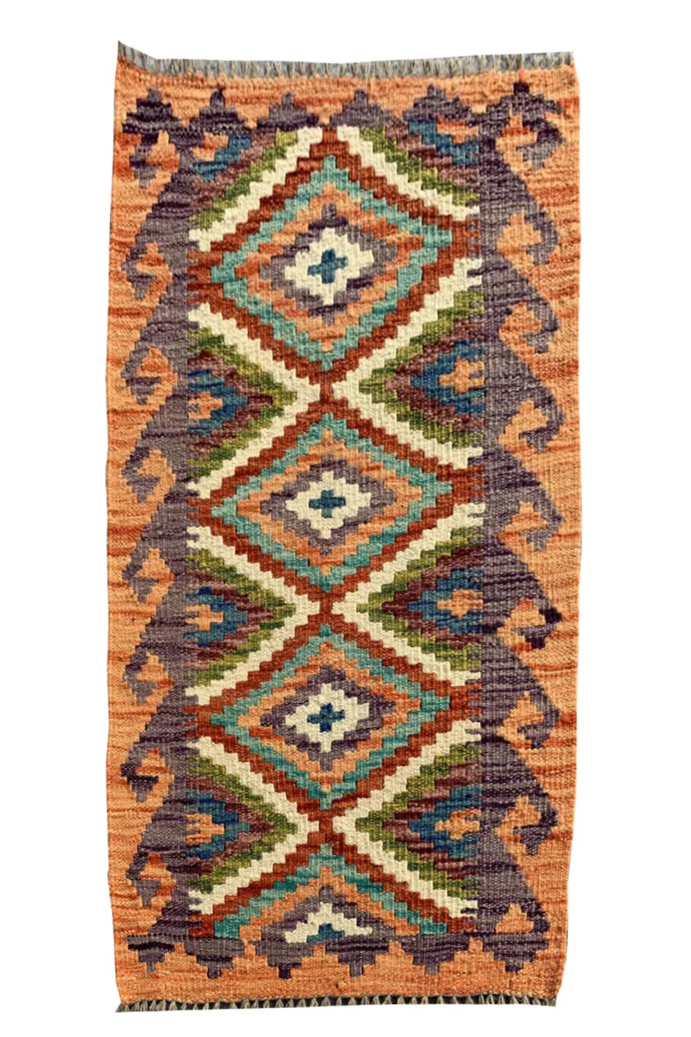 MODERN CHOBI KILIM 2.11 x 1.11 Ft