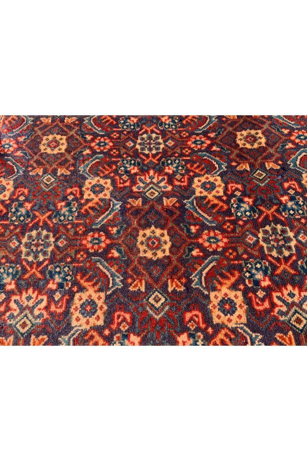 Amazing Hand Knotted Vintage Bijour Wool Area Rug 4.9 x 3.3 Ft