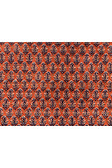 Authentic Hand Knotted Vintage Badam Gul Wool Area Rug 13.0 x 9.11 Ft