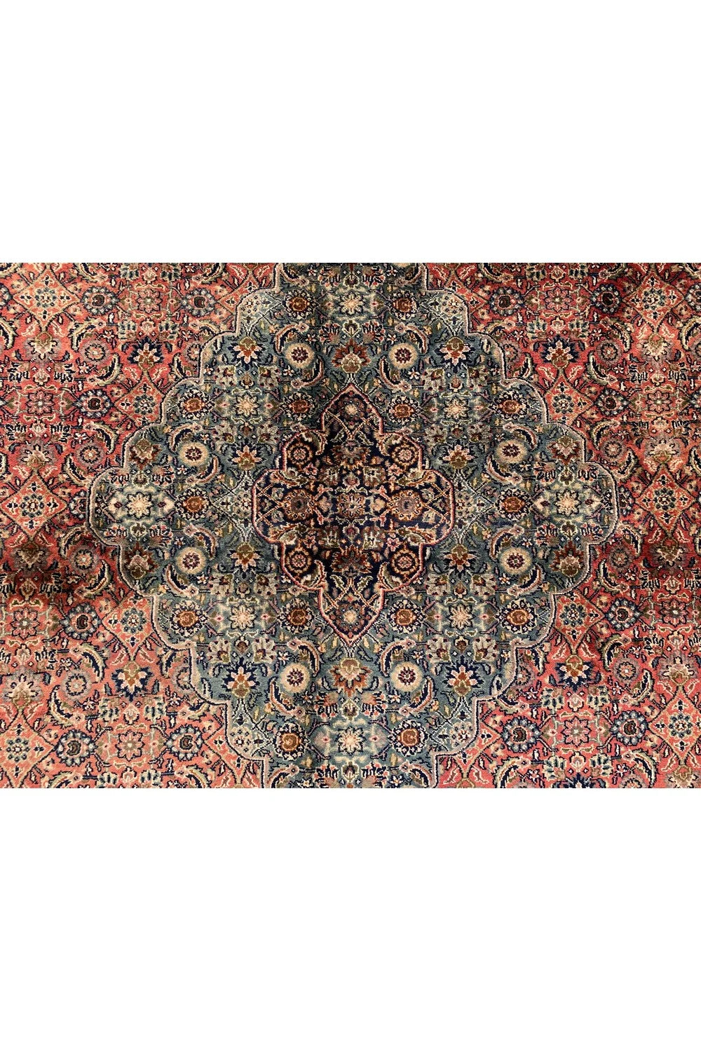 Amazing Hand Knotted Vintage Tribal Bijour Wool Area Rug 13.2 x 9.8 Ft