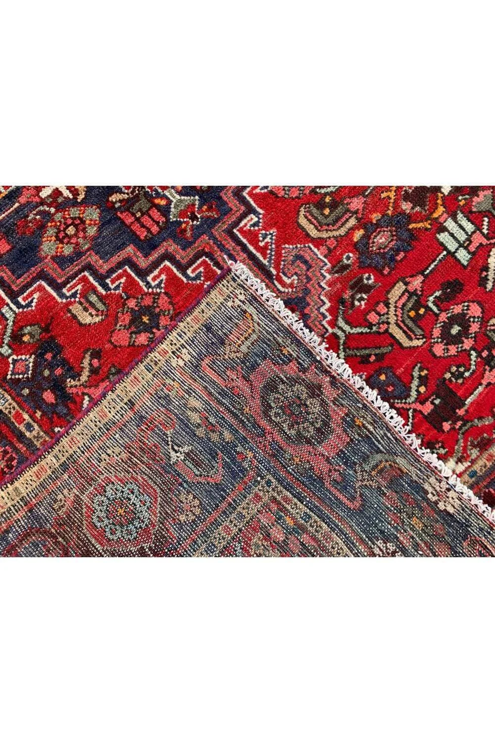 Amazing Hand Knotted Vintage Hamidoun Wool Area Rug 6.2 x 4.1 Ft