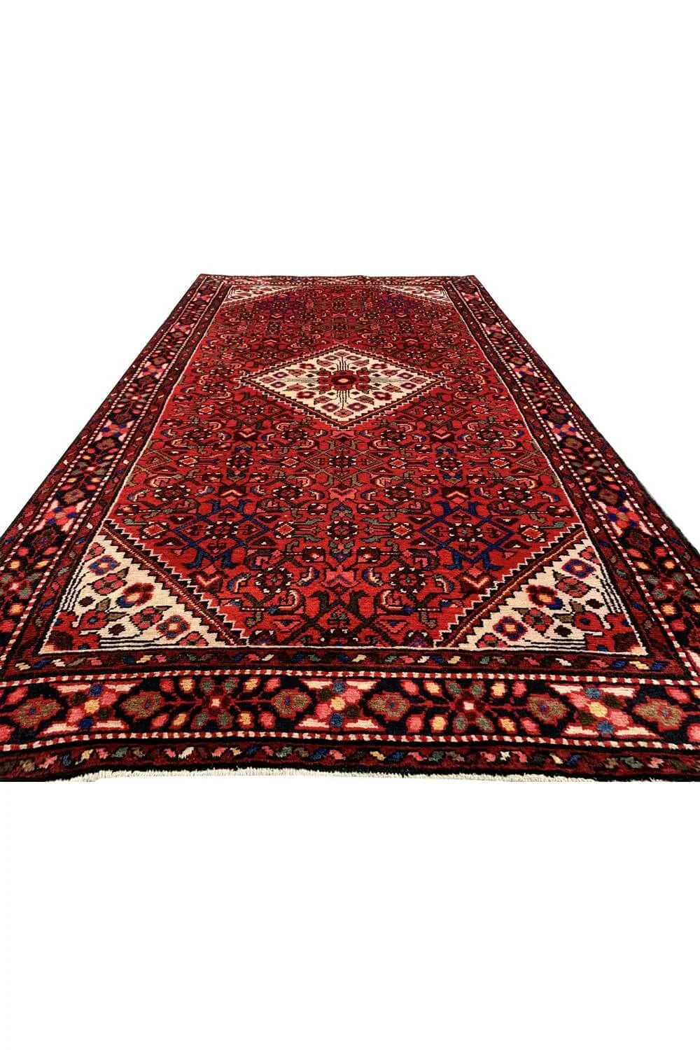 Amazing Hand Knotted Vintage Hamidoun Wool Area Rug 6.7 x 4.7 Ft