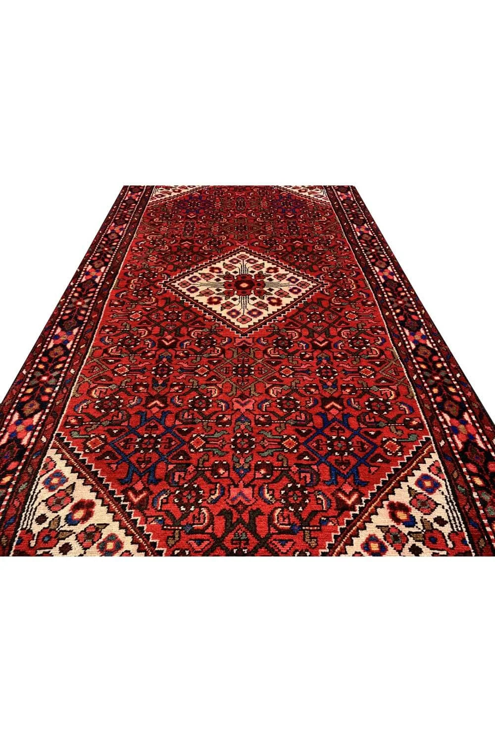 Amazing Hand Knotted Vintage Hamidoun Wool Area Rug 6.7 x 4.7 Ft