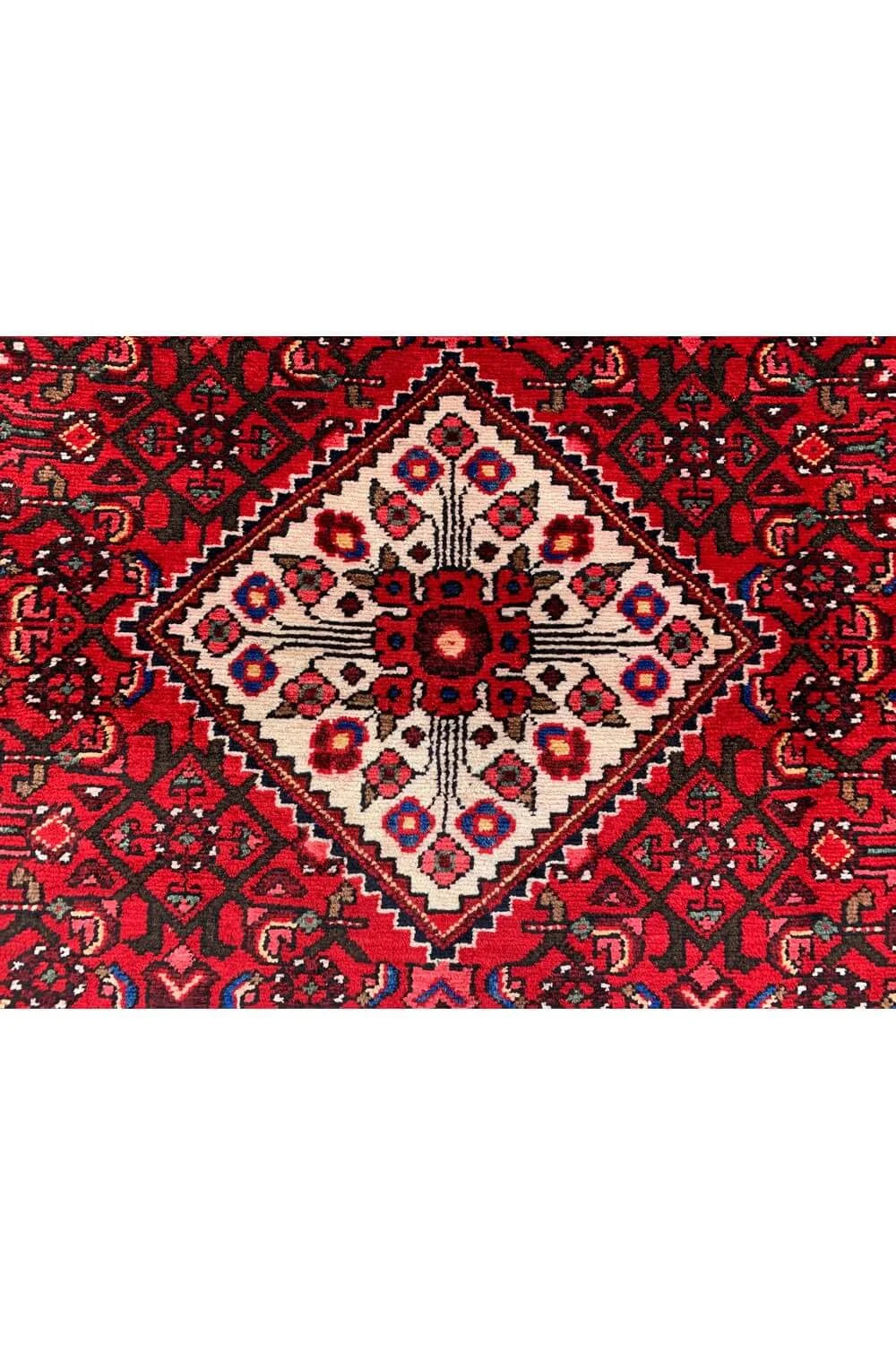 Amazing Hand Knotted Vintage Hamidoun Wool Area Rug 6.7 x 4.7 Ft