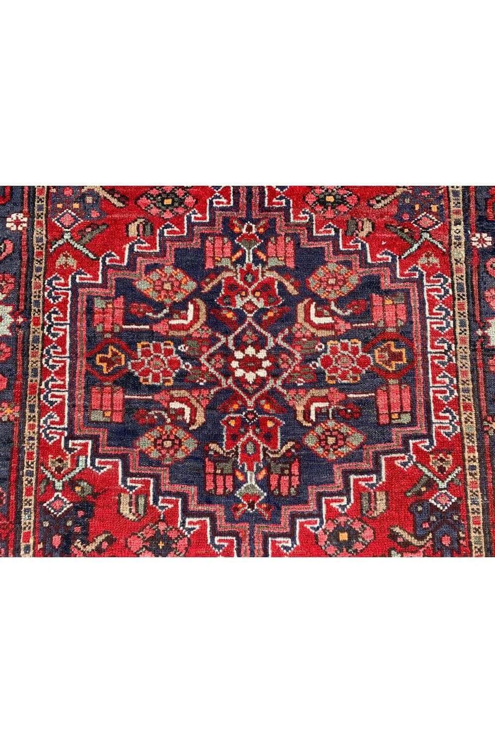 Amazing Hand Knotted Vintage Hamidoun Wool Area Rug 6.2 x 4.1 Ft