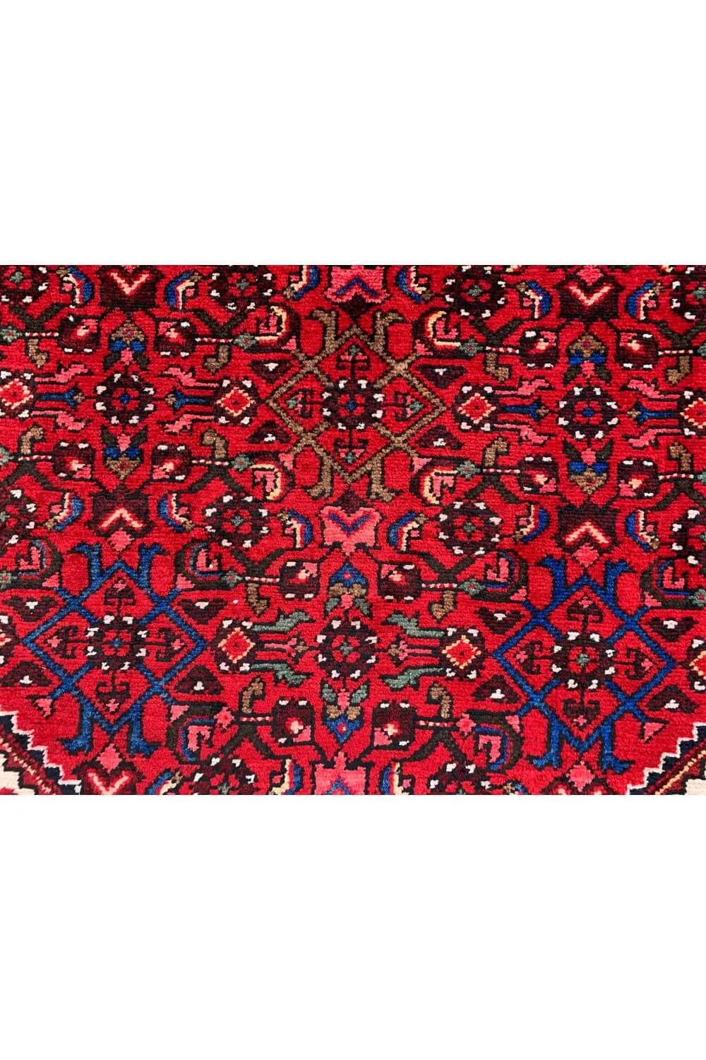 Amazing Hand Knotted Vintage Hamidoun Wool Area Rug 6.7 x 4.7 Ft