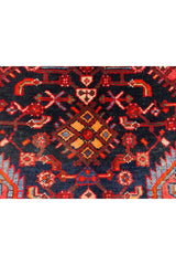 Authentic Hand Knotted Vintage Hamidoun Wool Area Rug 6.5 x 4.2 Ft