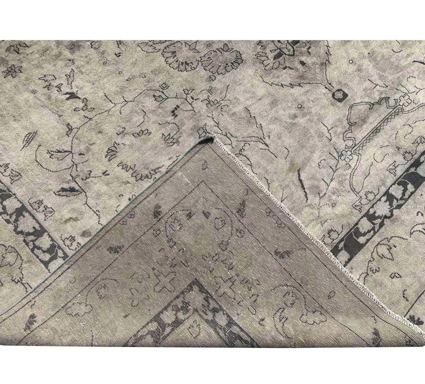 Amazing Hand Knotted Vintage Hamidoun Wool Area Rug 11.6 x 9.4 Ft