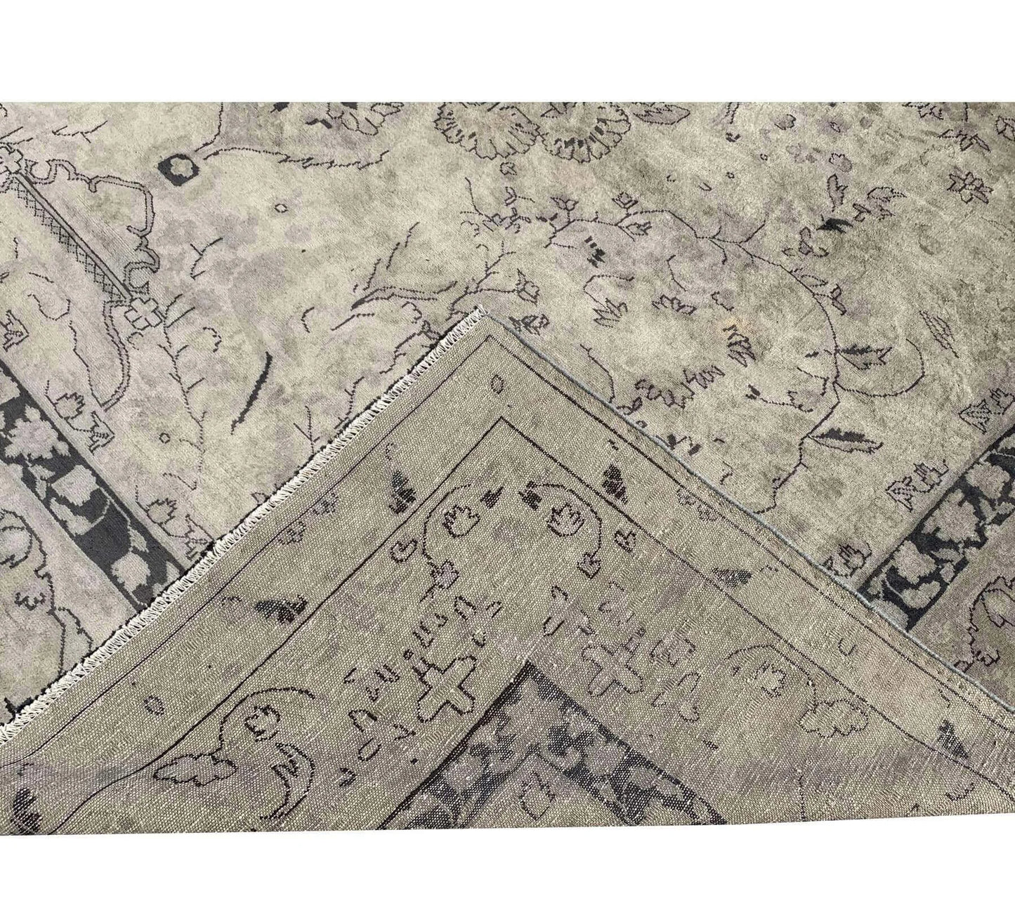 Amazing Hand Knotted Vintage Hamidoun Wool Area Rug 11.6 x 9.4 Ft