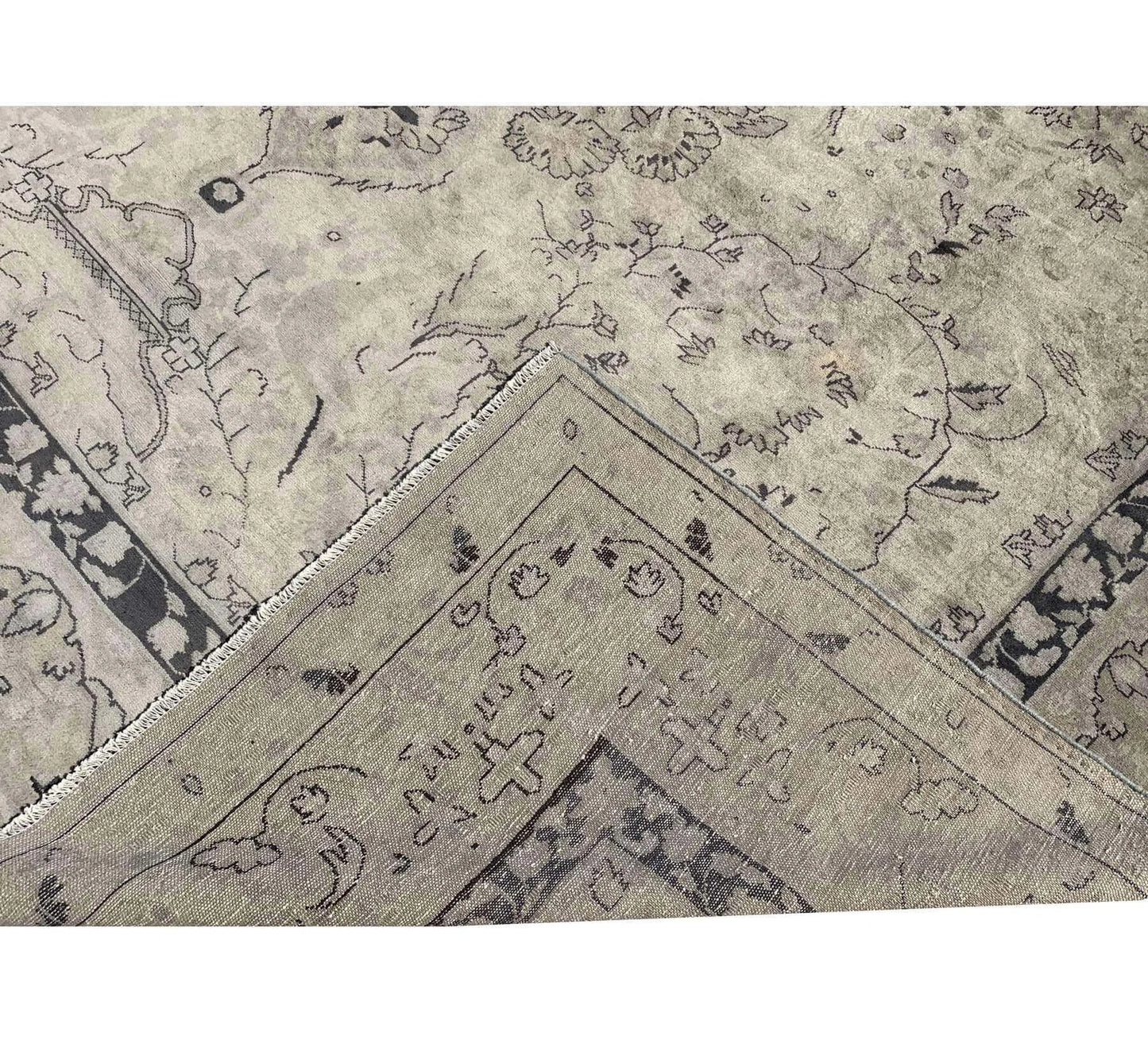 Amazing Hand Knotted Vintage Hamidoun Wool Area Rug 11.6 x 9.4 Ft