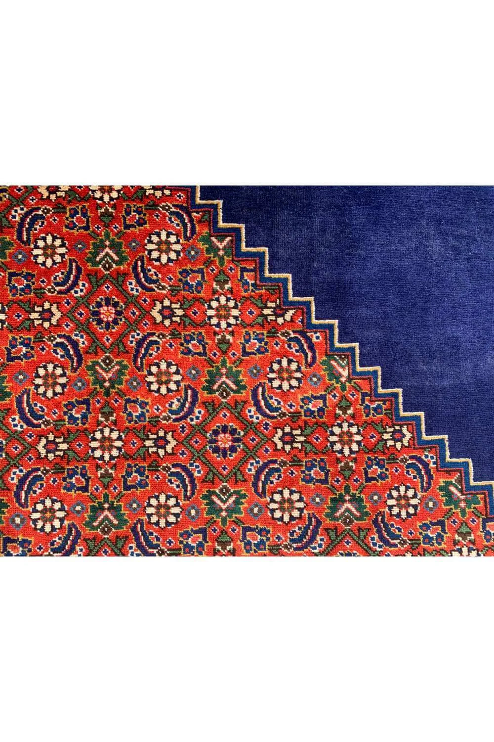 Amazing Hand Knotted Vintage Bijour Wool Area Rug 11.8 x 8.0 Ft