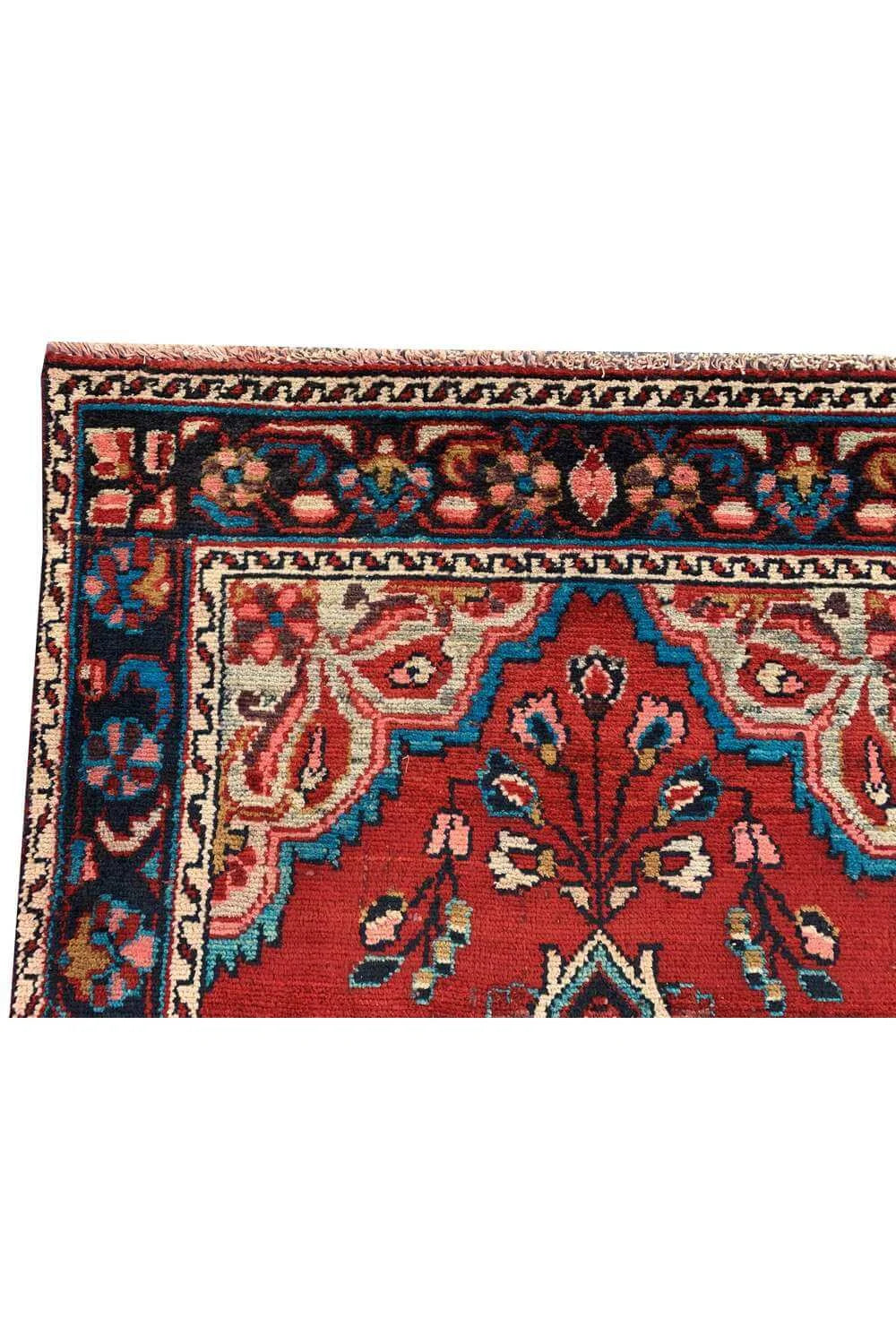 Amazing Hand Knotted Vintage Hamidoun Wool Area Rug 4.7 x 3.3 Ft