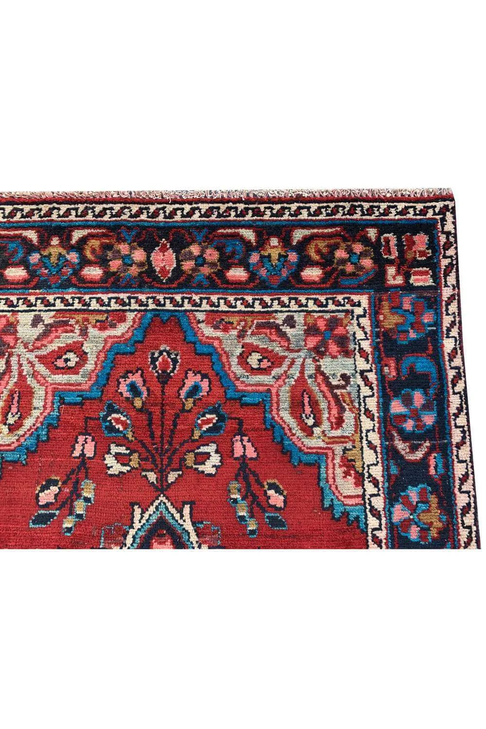 Amazing Hand Knotted Vintage Hamidoun Wool Area Rug 4.7 x 3.3 Ft