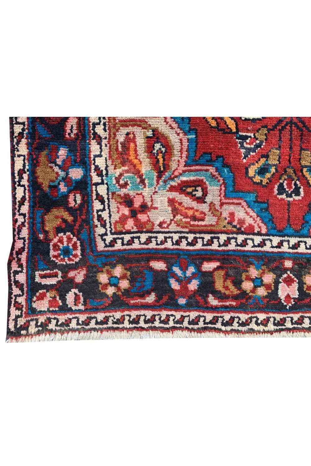Amazing Hand Knotted Vintage Hamidoun Wool Area Rug 4.7 x 3.3 Ft
