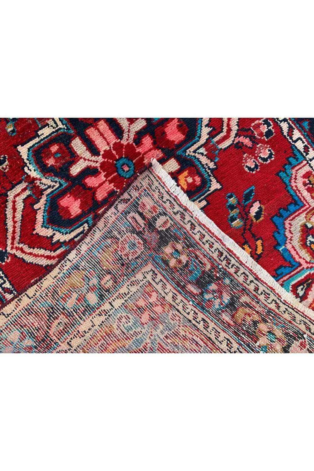 Amazing Hand Knotted Vintage Hamidoun Wool Area Rug 4.7 x 3.3 Ft