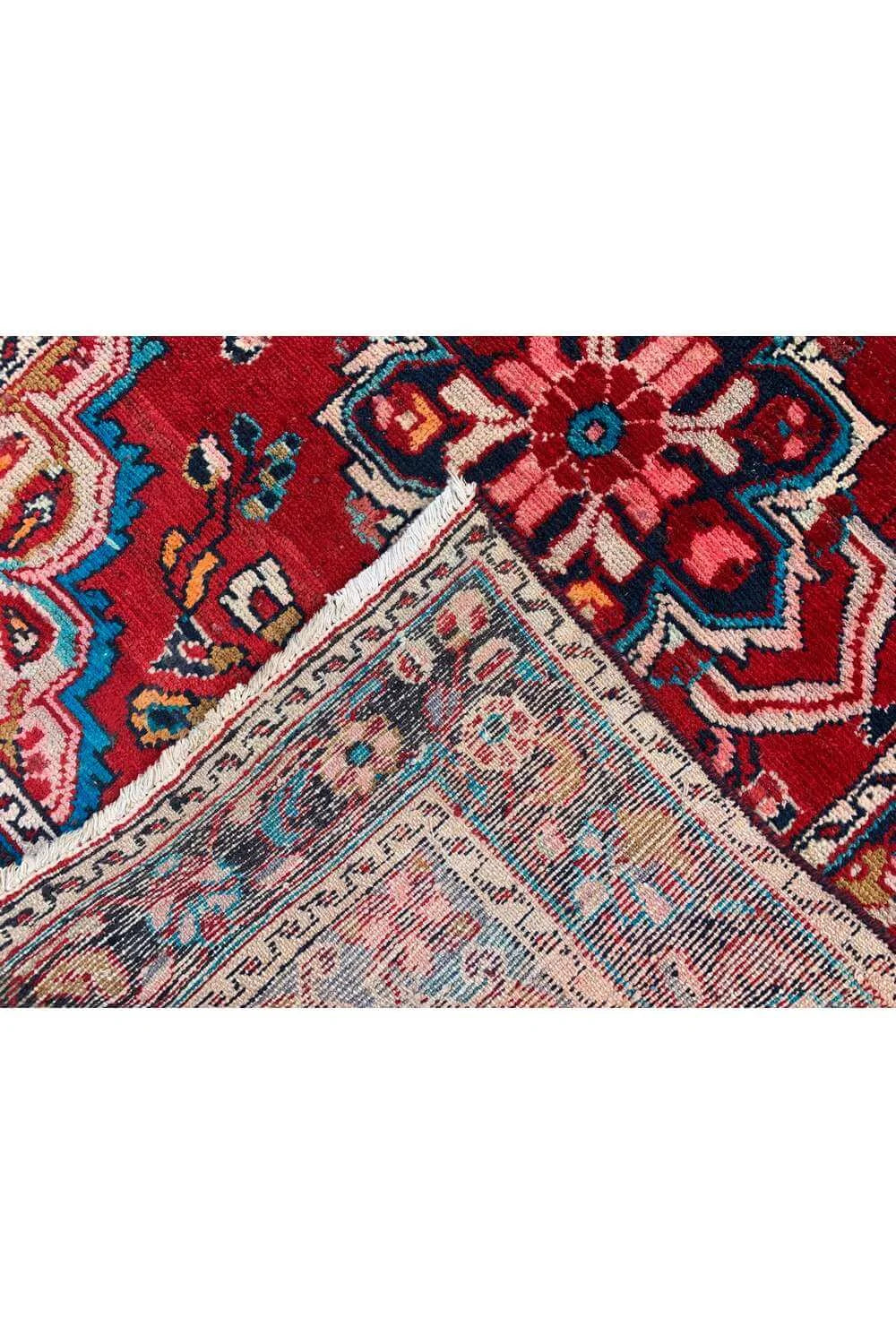 Amazing Hand Knotted Vintage Hamidoun Wool Area Rug 4.7 x 3.3 Ft
