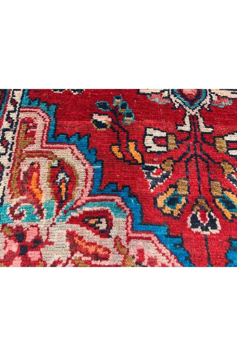 Amazing Hand Knotted Vintage Hamidoun Wool Area Rug 4.7 x 3.3 Ft