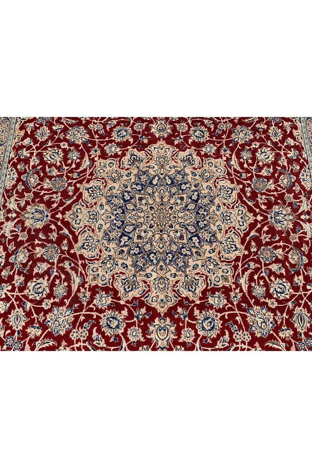 Amazing Hand Knotted Vintage Qashoun Wool Area Rug 12.2 x 7.11 Ft