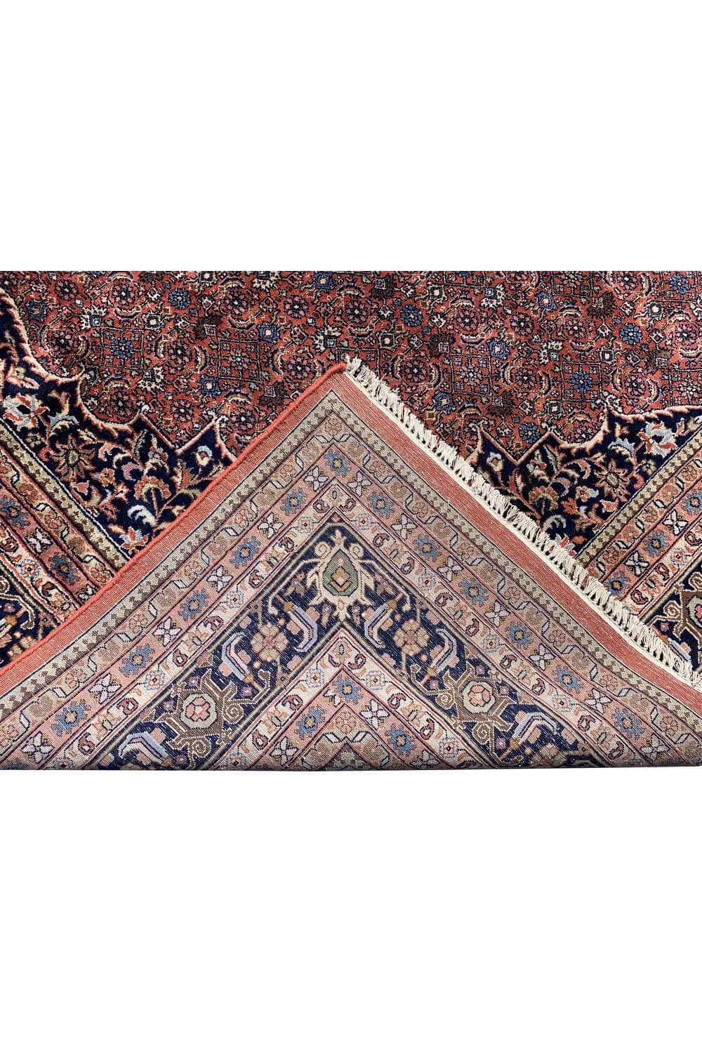 Amazing Hand Knotted Vintage Tabreez Wool Area Rug 11.5 x 8.1 Ft