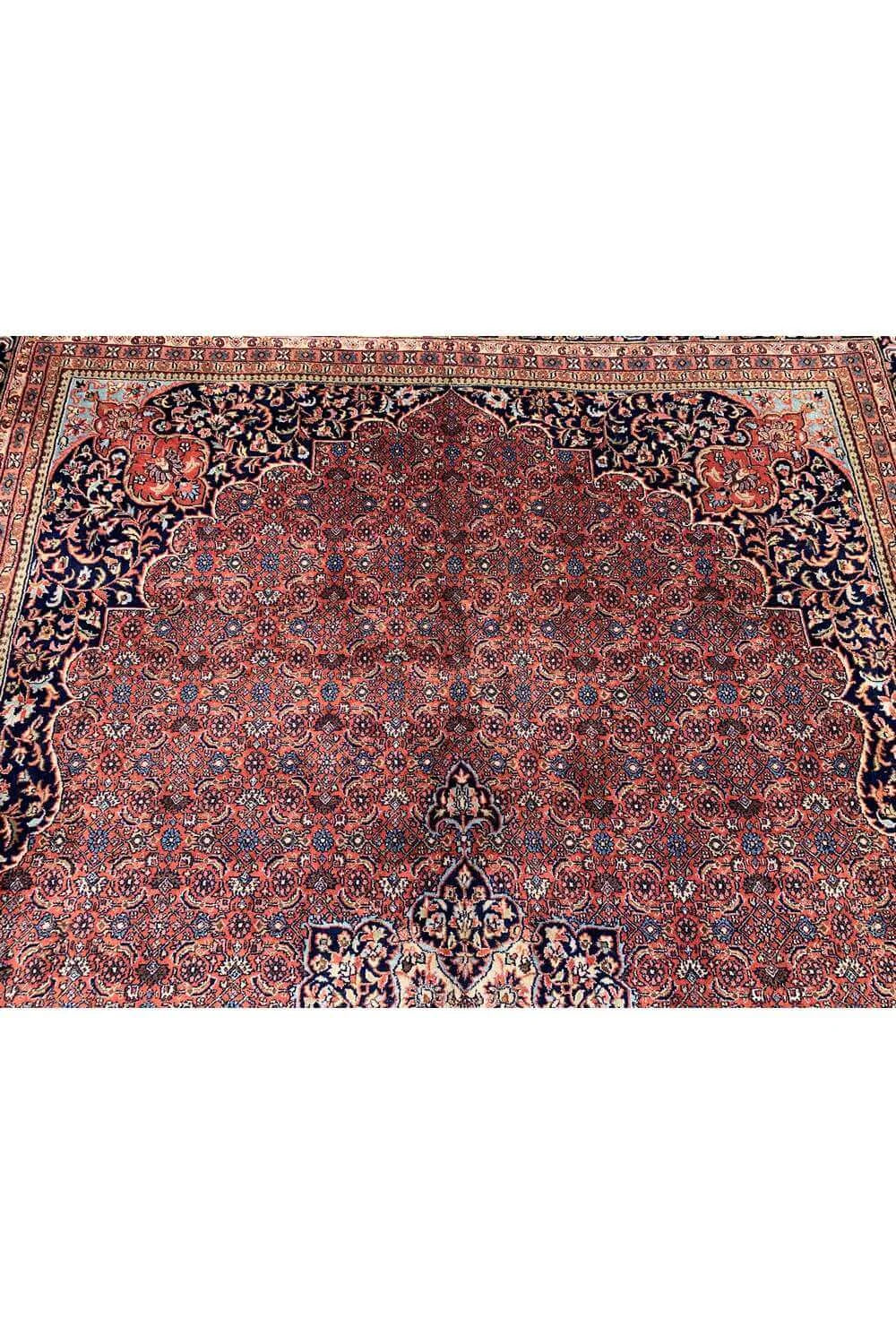 Amazing Hand Knotted Vintage Tabreez Wool Area Rug 11.5 x 8.1 Ft