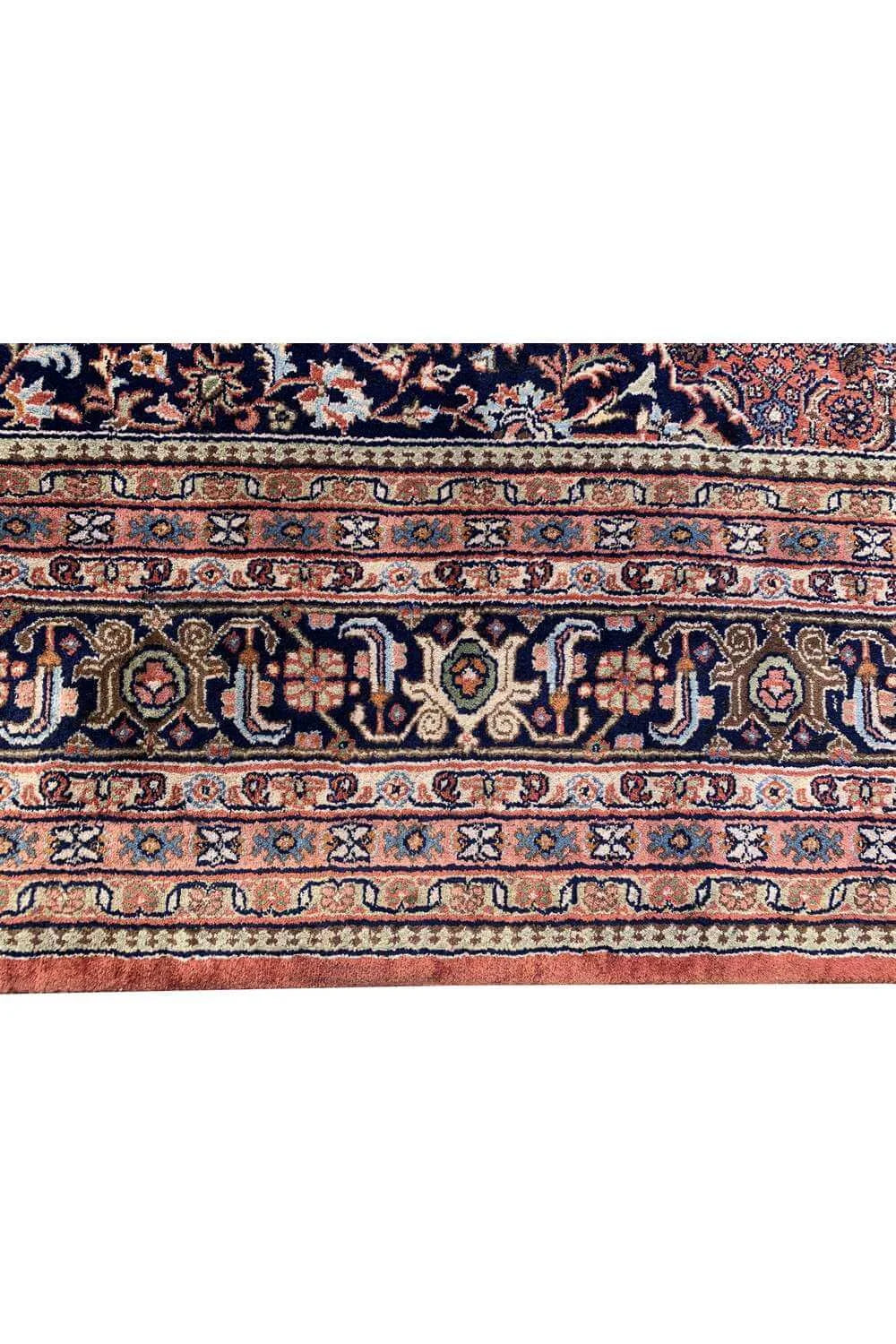 Amazing Hand Knotted Vintage Tabreez Wool Area Rug 11.5 x 8.1 Ft