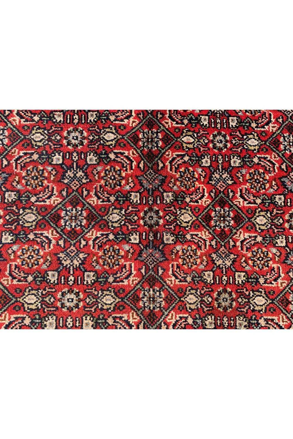 Amazing Hand Knotted Vintage Bijour Wool Area Rug 11.2 x 8.3 Ft