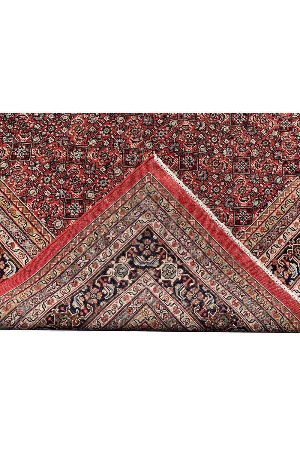 Amazing Hand Knotted Vintage Bijour Wool Area Rug 11.2 x 8.3 Ft