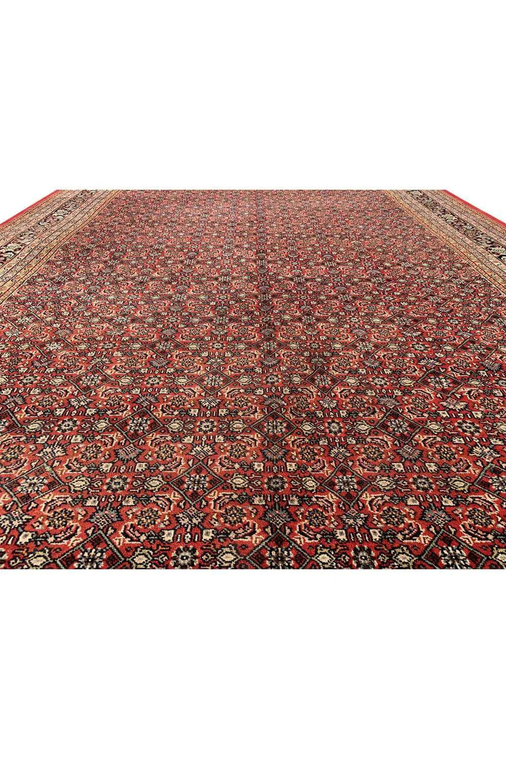 Amazing Hand Knotted Vintage Bijour Wool Area Rug 11.2 x 8.3 Ft
